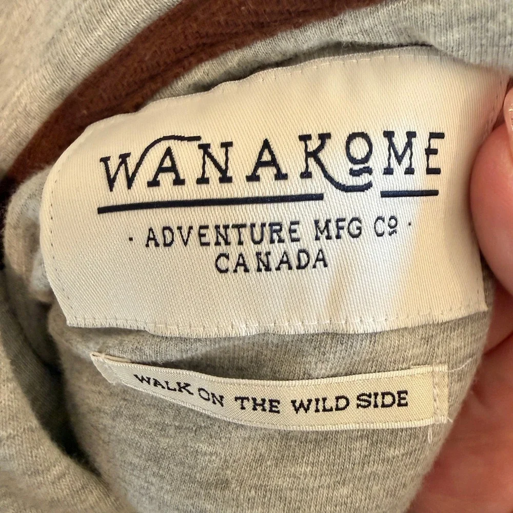 Wanakome Women's Camo/Gray Thick Hoodie Size S - Picture 6 of 8